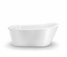105797-000-002 Maax Sax 60 in X 32 in Freestanding Bathtub With End Dra in White - MAX105797000002