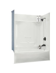 142010-L-000-002 Maax Shower Base With Pin System 59.75 in X 29.875 in X 17.5 in White ,
