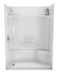 142046-000-002 Maax Shower Base With Pin System 59.875 in X 33.5 in X 20.125 in White ,