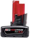 48-11-2440 Milwaukee M12 Redlithium XC 4.0 Extended Capacity Battery Pack ,48-11-2440