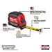 48-22-0325 25 ft Compact Tape Measure - MIL48220325