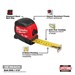 48-22-0425 Milwaukee 25Ft Compact Wide Blade Tape Measure - MIL48220425