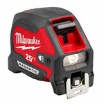 48-22-0428 25Ft Compact Wide Blade Magnetic Tape Measure W/ Rechargeable 100L Light ,045242587537