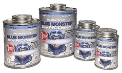 76030 Blue Monster 1/4 Pint Blue PVC Cement ,76030,BM4