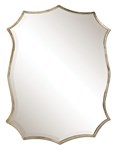 12843  Migiana Metal Framed Mirror ,12842