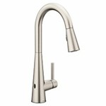 Spot resist stainless one-handle pulldown kitchen faucet ,