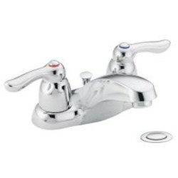 Chrome two-handle lavatory faucet ,