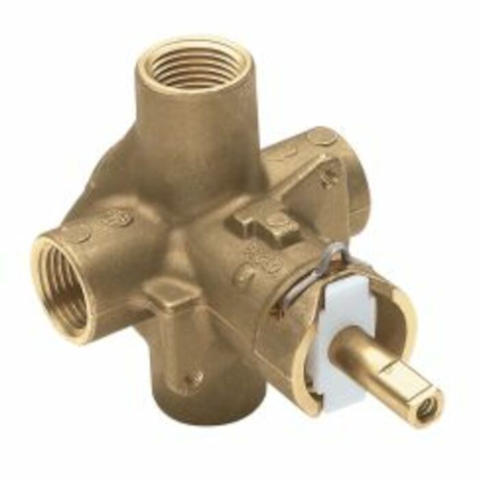 2510 Brs Rough-In Posi-Temp Pressure-Balancing Cycling Tub And Shower Valve 1/2 In Ips Connection MOEN, 1/2 in. Brass Rough-In Posi-Temp Pressure-Balancing Cycling Valve, 2510