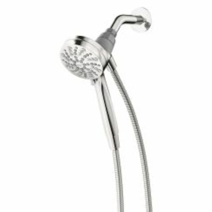 26100EP Chrome Six-Function 3.5 Diameter Spray Head Eco-Performance Handshower Showerhead Cat161 