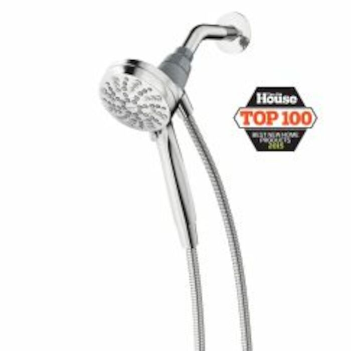 26100EPSM Spot Resist Brushed Nickel Six-Function 3.5 Diameter Spray Head Handshower Showerhead Cat161 