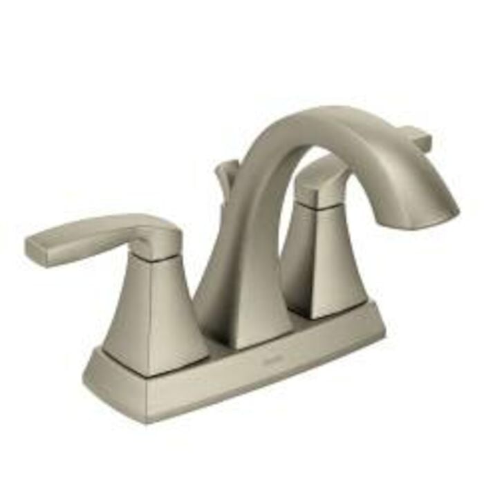 6901BN Voss 4 In Centerset 2-Handle Bathroom Faucet In Brushed Nickel Two-handle bathroom faucet