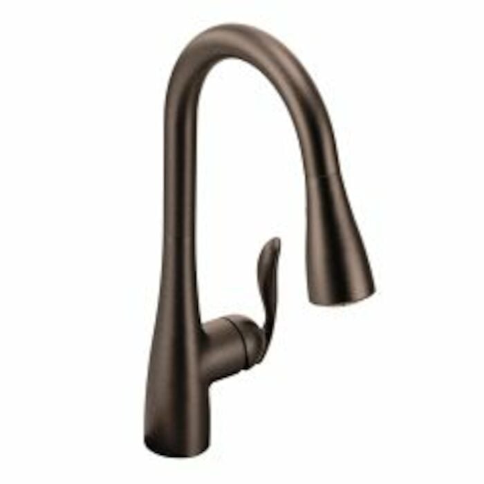 7594ORB Arbor Single-Handle Pull-Down Sprayer Kitchen Faucet With Reflex In Oil Rubbed Bronze Faucet, Kitchen Faucet, Single Handle Kitchen Faucet, MOEN Arbor Kitchen Faucet, Oil Rubbed Bronze Kitchen Faucet, MOEN, Arbor Single Handle Kitchen Faucet featuring Reflex in Oil Rubbed Bronze, 7594ORB