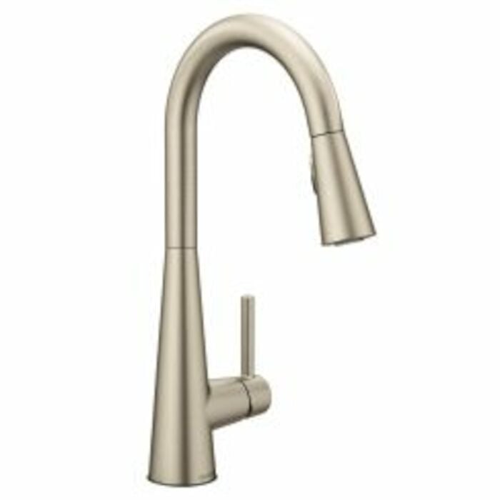 7864SRS Sleek Single-Handle Pull-Down Sprayer Kitchen Faucet With Reflex And Power Clean In Spot Resist Stainless 