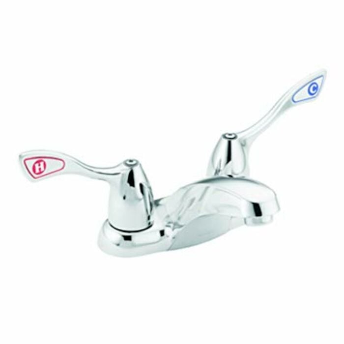 8800 4 in Centerset 2-Handle High-Arc Bathroom Faucet in Chrome Commercial Lavatory