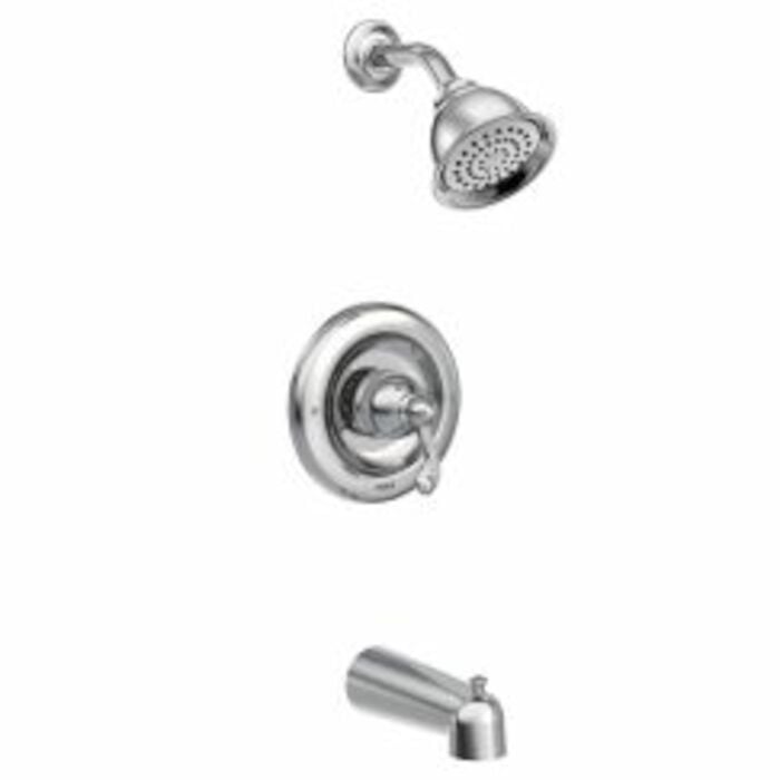 T2123 Chrome Posi-Temp R Tub/Shower 