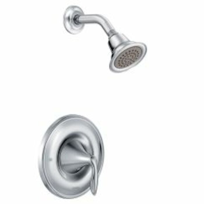 T2132 Eva Single-Handle 1-Spray Posi-Temp Shower Faucet Trim Kit In Chrome Valve Sold Separately 