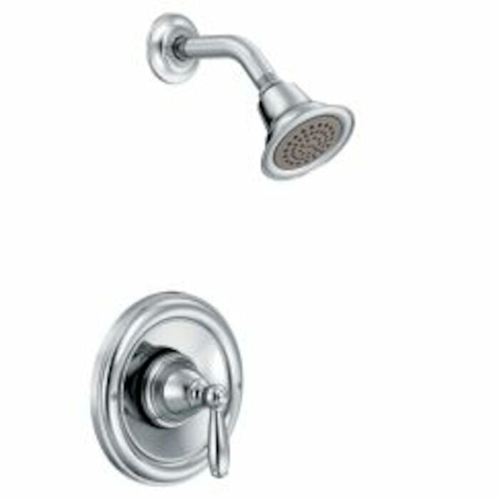 T2152 Brantford Posi-Temp Single-Handle 1-Spray Shower Faucet Trim Kit In Chrome Valve Not Included 