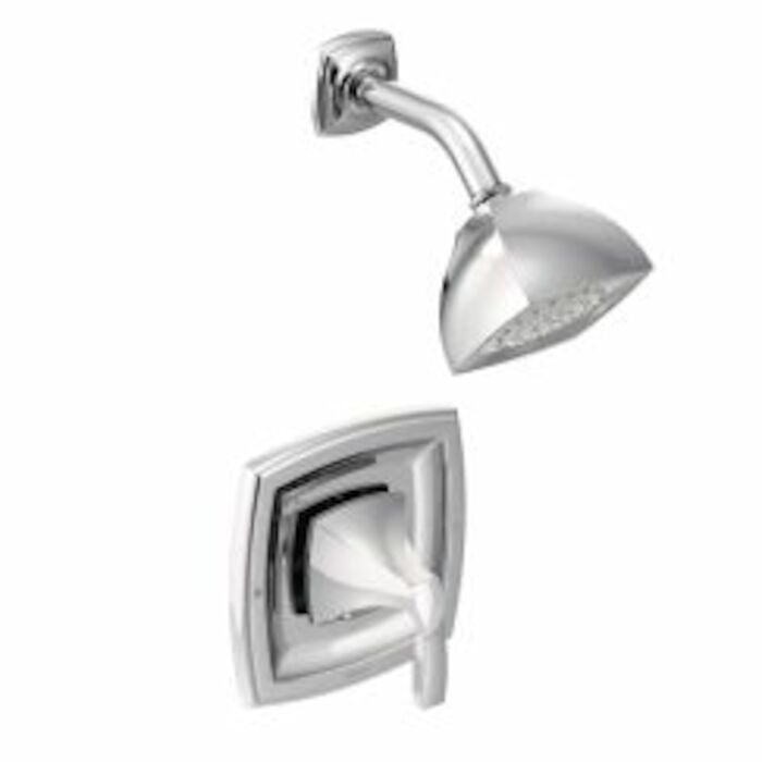 T2692 Voss Posi-Temp Single-Handle 1-Spray Shower Faucet Trim Kit In Chrome Valve Not Included Moen, Voss Posi-Temp Shower Trim Kit in Chrome, T2692