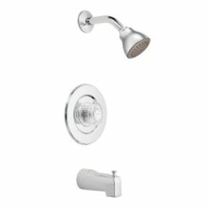 T471 Chateau Polished Chrome 1 Handle Tub & Shower Trim Kit 2.5 Gpm 