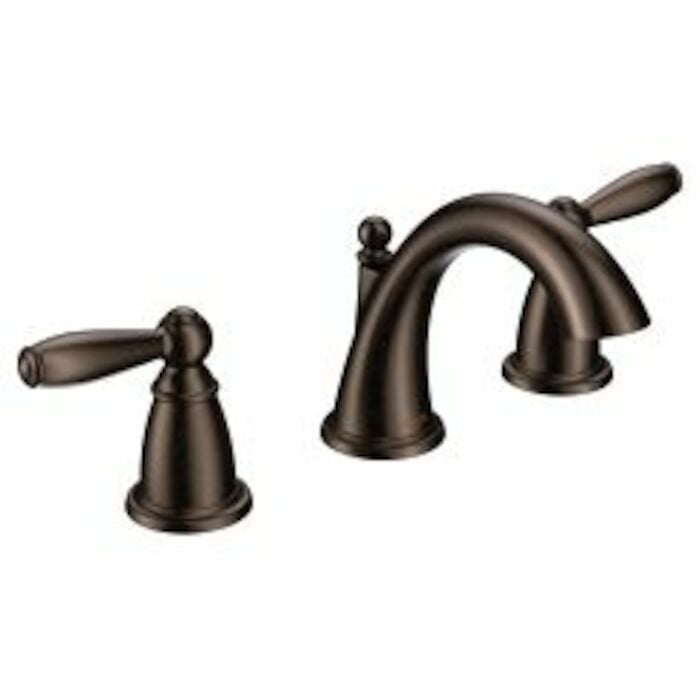 T6620ORB Brantford 8 In Widespread 2-Handle High-Arc Bathroom Faucet Trim Kit In Oil Rubbed Bronze Valve Not Included Moen Incorporated, Brantford, 2-handle, Bathroom Faucet, Oil Rubbed Bronze Finish, Sink Faucets