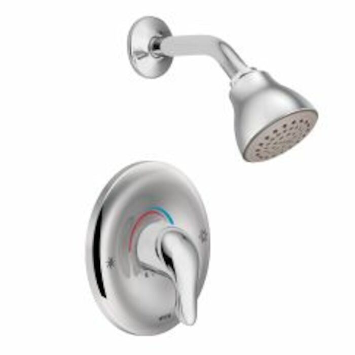 TL182 Chateau Single-Handle 1-Spray Posi-Temp Shower Faucet Trim Kit In Chrome Valve Sold Separately 