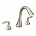 Brushed nickel two-handle roman tub faucet - MOET943BN