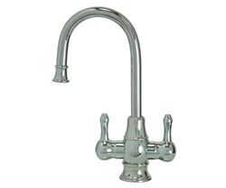 Hot &amp; Cold Water Faucet with Traditional Curved Body &amp; Curved Handles ,638441230610,MOUMT1851NLVB