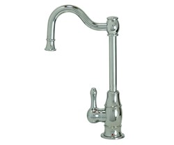 Hot Water Faucet with Traditional Double Curved Body &amp; Curved Handle ,