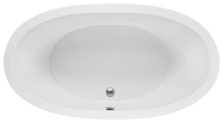MBSOFS6636CWH MTI Basics White Acrylic 66 X 36-3/4 X 21-3/4 Freestanding Soaker Tub ,
