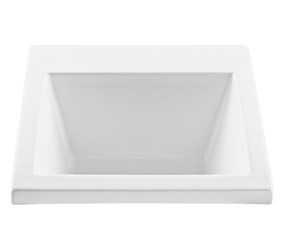 MTLS120-WH-UM MTI Versatile Laundry Sink Um 25 in X 22 in White ,