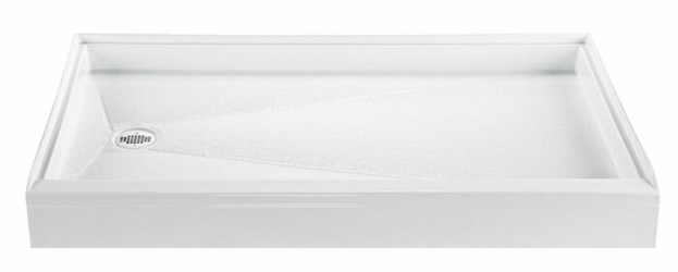 SB6036-WH-RH MTI Shower Base Right Hand Drainin 60 in X 36 in White ,