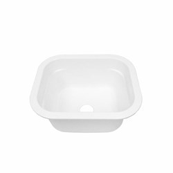 2218 Mustee Utility Sink 22 in X 18 in Under or Top Mount White ,2218