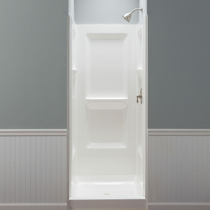 732WHT DURAWALL SHOWER WALL 32X32 FIBERGLASS WHITE FITS 3232M 