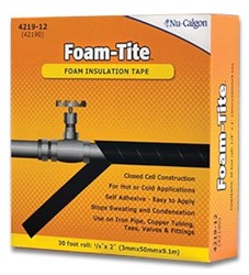 4219-12 Calgon Foam-Tite Black Foam Insulation Tape ,4219-12,K501,FOAM,VFT,BFT,VIRK501