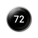 T3008US Nest Labs Learning Thermostat 3rd Gen Stainless Steel Pro SKU ,T3008US
