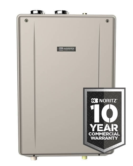 NCC199CDVNG Indoor Direct Vent Condensing Max 199,900 Btuh 11.1 Gpm Stainless Steel Commercial Water Heater 