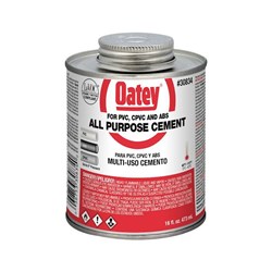 30834 Oatey 16 oz All Purpose Cement Clear ,OA16,01802012,HA16,30834