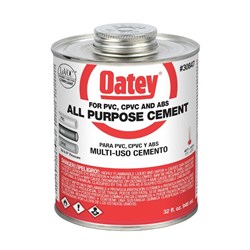 30847 Oatey 32 oz All Purpose Cement Clear ,OA32,CM30,CM-30,01803012,HA32,30847