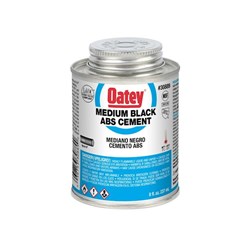 30889 Oatey 8 oz Abs Medium Black Cement ,OABS8,OAA8,31801,30889,ABS8
