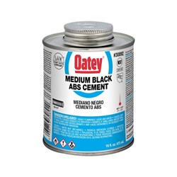 30892 Oatey 16 oz Abs Medium Black Cement ,OABS16,OAA16,31802,30892,OABS16,ABS16