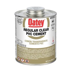 31015 Oatey 32 oz PVC Regular Clear Cement ,O32,31015,PETE,CHCGLOCLR1Q,CHC,ORC32