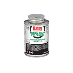 31017 Oatey 4 oz PVC Medium Clear Cement ,OM4,01815024,HM4,31017