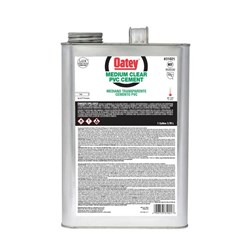 Oatey&#174; Gallon PVC Medium Body Clear Cement ,3.10213102131021E+84