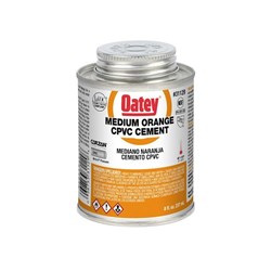 31129 Oatey 8 oz C PVC Medium Orange Cement ,OV8,31821,31129