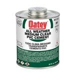 Oatey&#174; 32 Ounce PVC All Weather Clear Cement ,31133,AWC32