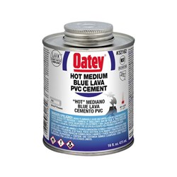 Oatey&#174; 16 Ounce PVC Blue Lava Hot Cement ,32162,UB16,HW16,RS16,OBL16