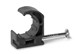 33900 1/2 In. Half Clamp W/Barbed Nail 100 In Polybag - OAT33900