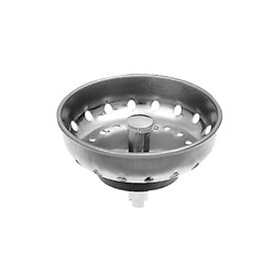 Dearborn&#174; Thumbscrew Sink Basket Strainer, Stainless Steel Body and Basket, Triangular Threaded Flange with Three Thumbscrews for Easy InstAllation and Brass Nuts, Neoprene Stopper ,3BN,3BN,3BN,3BN,3BN,3BN,3BN,3BN,3BN,3BN