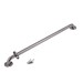 Dearborn&amp;#174; 1-1/4 Inch x 36 Inch Stainless Steel Grab Bar with Concealed Flange, Peened Finish - OATDB8736P