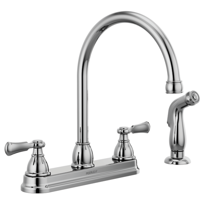 P2865Lf  Elmhurst Two-Handle Kitchen Faucet With Spray 